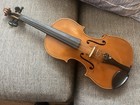 Antique Stradiuarius 4 4 High Flame Violin W  Case And Bo