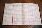 Vintage Antique Ledger Book Records Accountant Lot Of 2 Hand Written Account