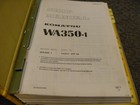 Komatsu Wa350-1 Wheel Loader Shop Service Repair Manual 10001-