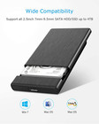 2 Terabyte External Hard Drive Usb 3 0 Case 1t Sata Iii 2 5 Enclosure Tool
