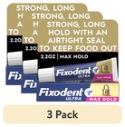 Fixodent Ultra Max Hold Secure Denture Adhesive 2 2oz  Pack Of 1 2 3