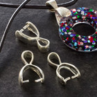 Beadalon Pinch Bail Pendants Variety Set - 18pcs - Jewelry Crafting - New