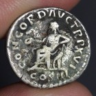 Emperor Marcus Aurelius Coin Ancient Roman Empire Silver Denarius 161ad Concord