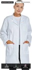 Vogrye Women s Lab Coat Long Sleeve 3 Pocket Medical Coat With Button Wrinkle Re