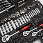 46 Pcs Socket Wrench Set 1 4  Drive Ratchet Metric Kit Garage Car Repair Tool Us