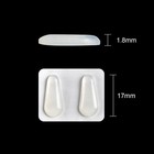10 Pairs Silicone Nose Pads For Eyeglasses Stick On Anti Slip Nose Pieces For   