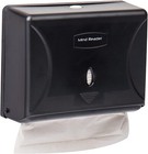 Hand Paper Towel Dispenser Wall Mount Touchless Commercial Folded Bathroom Black