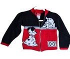 Vintage Disney 101 Dalmatians Sweater Usa Cardigan Child s Small 