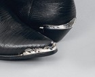 New  Western Cowboy Boot Toe Tips Rand   Heel Guards - Silver - Pair   Full Set