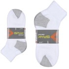 New Men s 12 Pairs Sports White Gray Ankle Quarter Crew Socks Cotton Size 10-13
