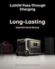 Anker Solix F3000 Portable Power Station  3 072wh  6 000w Recharging   renewed   