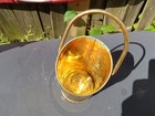Vintage Teleflora Brass Match Holder 6  Tall With Handle 