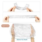 100 Disposable Shower Caps Large  Thickened Plastic Hair Caps Hair Treatment