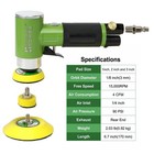Mini Air Sander Kit 1  2  3  Pneumatic Detail Polisher Buffer 15000rpm Car Auto 