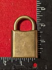 Pat 1886 Corbin  gem  Brass 2 1 2  Padlock W  Key  Vintage Antique Lock Lot  234