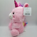 New Rainbow Heart Pink Unicorn Stuffed Animal - 12  Plush