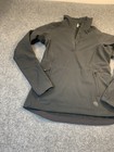 Mountain Hardwear Womens Jacket M Black Long Sleeve Pullover 1 4 Button Outdoor