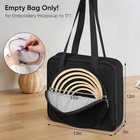 Embroidery Bag Cross Stitch Storage Square Quilted Tote Organizer For Floss Hoop