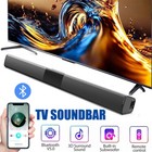 2 Pack Bluetooth Sound Bar Wired Wireless Tv Surround Sound System Audio Speaker