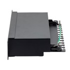 10 Inch Wide 12-port Cat6 Stp Patch Panel  1u  Black