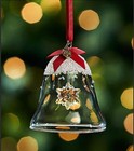 New Swarovski Crystal Dillard s 2025 Exclusive Bell Christmas Ornament 5701644