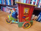 Very Nice  Vintage  1930 s Wyandotte Tin Litho Wind Up  Humphreymobile