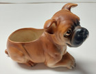 Vtg Napcoware Boxer Dog Planter Figurine Ceramic  6717  Japan