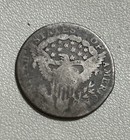 1805 Draped Bust Dime - Good Detail But Damaged - Very Rare   Free Surprise Coin