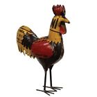 New Primitive Rooster Recycled Metal 12 75 t X 10 w X 4 d Aged Rustic Farmhouse