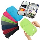 Portable Travel Passport Holder Cover Wallet Purse Id Document Organiser Zipper