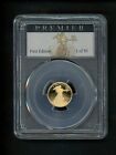 2022-w Us 1 10 Oz Gold Eagle  5 00 Pcgs Pf70 Dcam Deep Cameo Premiere 1 50