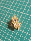 Vtg Masonic Shriner And Demolay Logo Freemason Gold Tone Lapel Pin