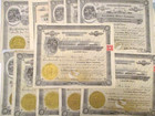11 Obsolete Antique 1916-18 Leviathan Mines Co  Stock Certificates   L  k  