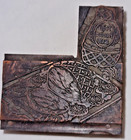 Vintage Printing Letterpress Printer Block Wood Metal Swifts Preminum Hams