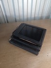 3x   Graflex Wood 4x5 Slotted Sheet Film Holder Hard To Find Vtg  