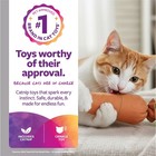 Kolossal Karrot Soft Plush Crinkle Kicker Cat Toy With Catnip Packed