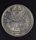 1913 Brazil 1000 Reis Silver  bu 
