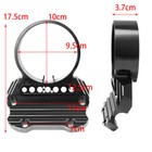 Side Speedometer Relocation Instrument Bracket For Harley Sportster Xl883 Xl1200