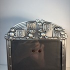 Malden Pewter Baby Picture Frame Bears B a b y Blocks 4    X 6    Photo Frame
