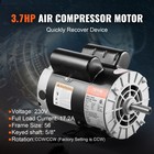 Vevor 3 7hp Air Compressor Electric Motor 230v 3450rpm 56 Frame Cw ccw Rotation