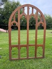 Vintage Architectural Salvage Wooden Church Window Frame