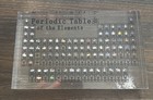 Periodic Table With Real Elements Inside  Acrylic 8   l X 4 5  Tall Transparent