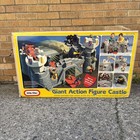 Vintage Little Tikes Giant Action Figure Castle With Original Box