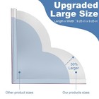 Chiaojihe 2 Pack Large Shower Splash Guard For Walk In Shower Upgrade 9 25 X