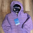 Columbia Girls Size 2t Reversible Purple Hooded Jacket Sc5505  90 New
