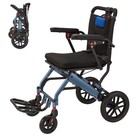 Ultra Lightweight Elderly Transport Wheelchair Portable Folding Transport Chair