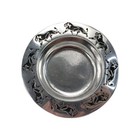 Wilton Armetale Wine Bottle Holder Coaster Lion