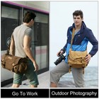 Waterproof Camera Bag Shoulder Sling Backpack For Sony Canon Nikon Dslr Slr