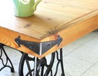 4 Decor Corner Braces Small Table Iron Angle Brackets Cabinet Metal Plates Trunk
