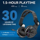 Wireless Headset Bluetooth 5 3 Ai Noise Cancelling With Microphone For Phones Pc